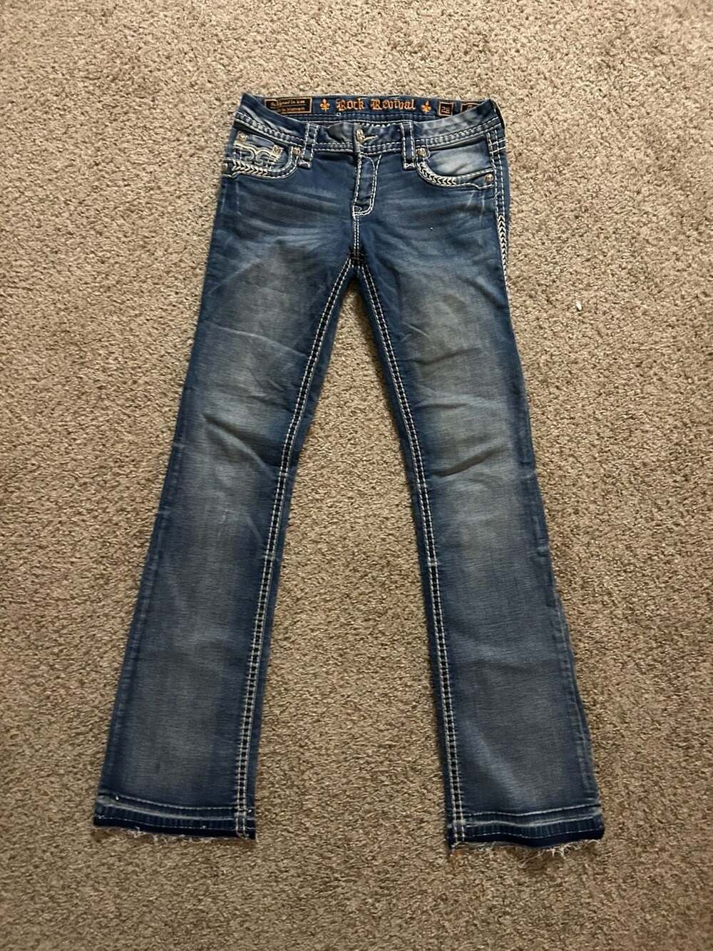 Rock Revival Monica Slim Boot Jeans Size 28